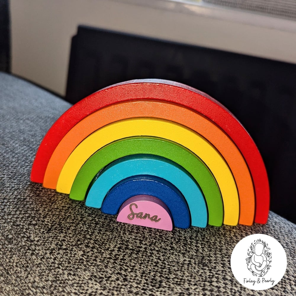 TOY: Personalised Rainbow Stacker