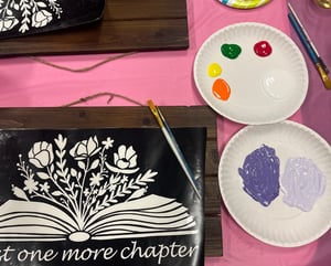 Image of Wooden Sign Paint Party 6/4 Wicked Axe Haverhill, MA 18+
