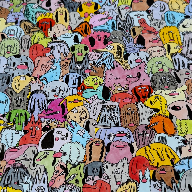 4/23 RESTOCK! Here's Some Dogs Print by Jay Howell Image 3