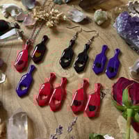 Image 2 of Clay Paddle Earrings/Necklace