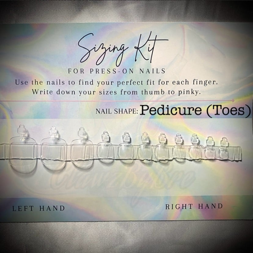 Image of Pedicure Sizing Kit (Toes)