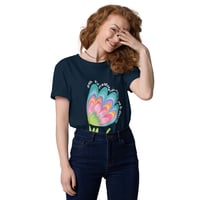 Image 2 of Unisex organic cotton t-shirt PARA TU NAVY