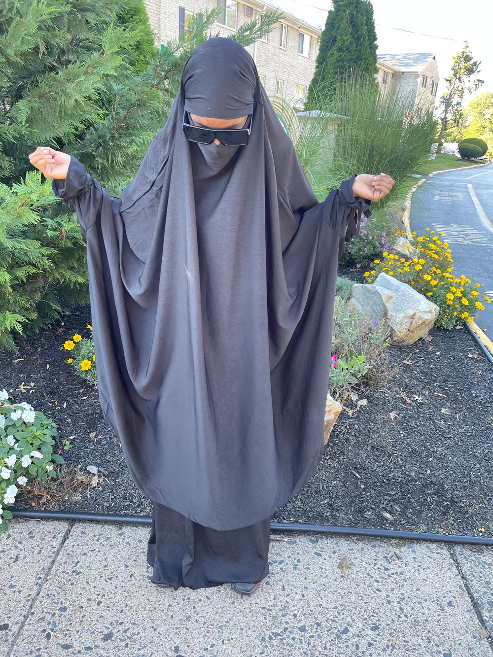 Medina 2 piece Jilbab - Tie Sleeve 