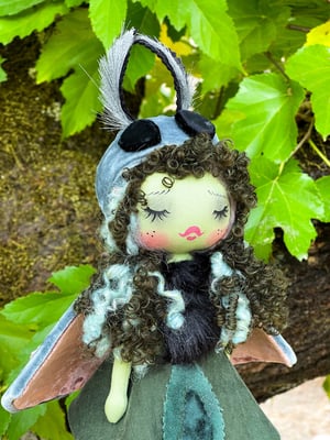 Image of MOTH INSPIRED SMALL ART DOLL