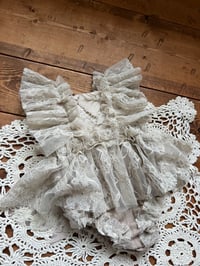 Image 1 of Light Taupe  Newborn Romper