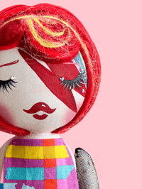 Image 8 of BOWIE INSPIRED MEDIUM ART DOLL 1