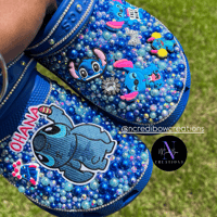 Image 2 of Stitch Bling Crocs