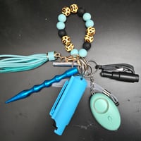 Image 1 of BEADED KEYCHAIN WRISTLET