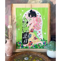 Image 1 of Green Yuri “The Kiss” Print