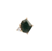 Image 1 of Elicit - Moss Agate + CZ