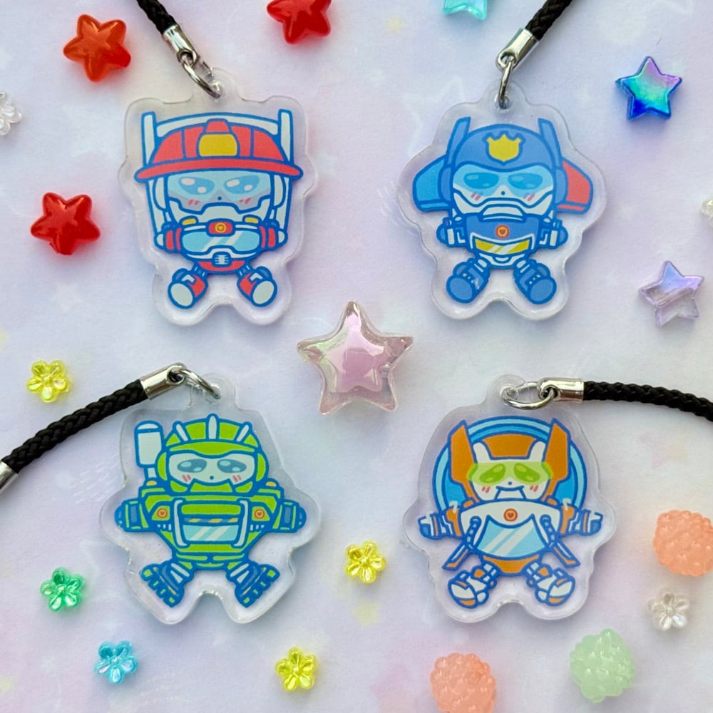 Image of Rescue Bot Phone Charms
