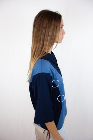 Image of Hypomaèleon - space spedition polo (navy/blu)