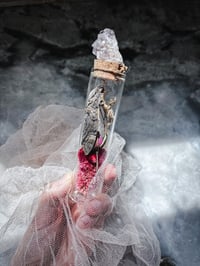 Image 2 of XL Death moth w/ amethyst 