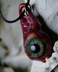 Image 9 of Dripping Eye, Green Glow in the dark, Flash reflective pupil