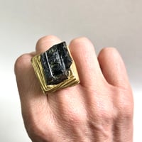 Image 4 of beloved black tourmaline ring 