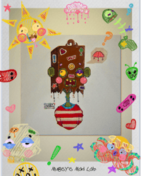 Image 1 of ugly and not proud original canvas piece 