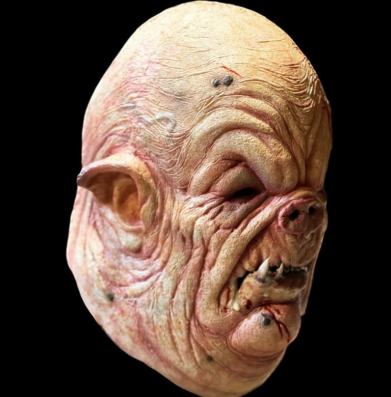 Boaris the Butcher - wearable latex full mask Image 3