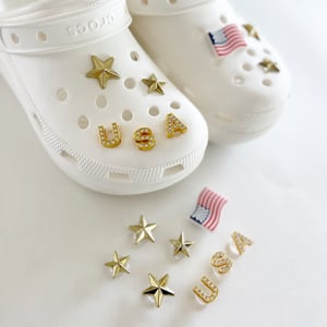 Image of Patriotic Croc Charm Set