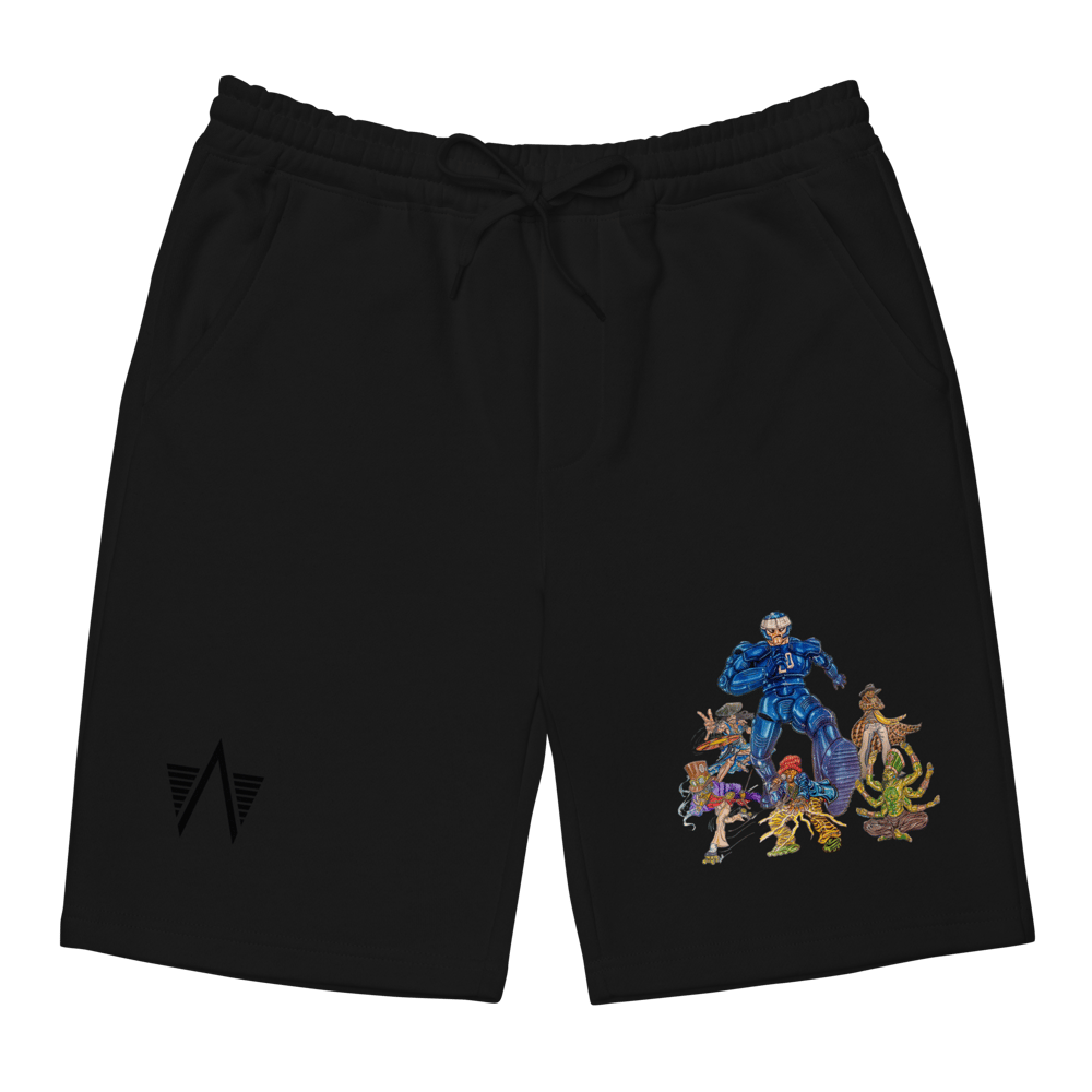 "KNOW THYSELF" SLO Fleece Shorts [ART ILLUSTRATED BY GREGORY HAWKINS]