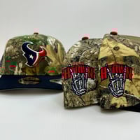 Image 4 of New Era 9Fifty A-Frame Pre Curved Texans 
