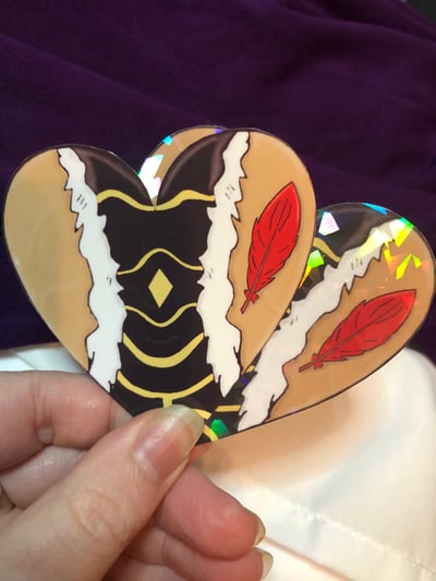 Image of Pro Hero Heart Sticker