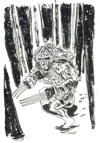 Image 1 of Weapon X Wolverine A5 sketch 