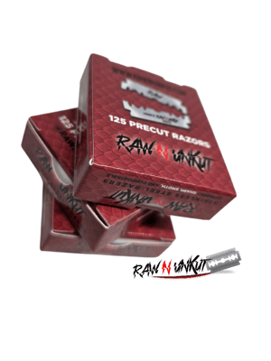 Image of RAW N UNKUT PRECUT RAZOR BLADES