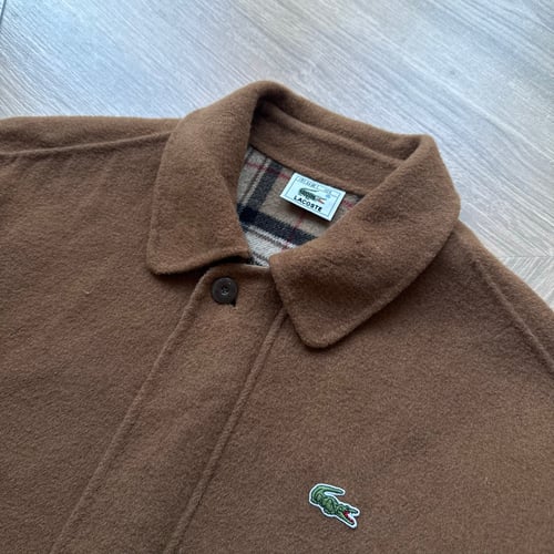Image of Lacoste Wool Harrington Jacket, Size Large