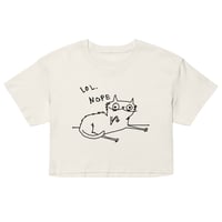 Image 5 of Women’s crop top LOL NOPE 