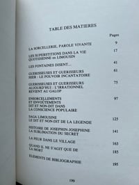 Image 14 of La sorcellerie en Limousin, éditions résonances, 1982