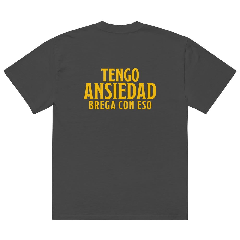 TENGO ANSIEDAD Oversized faded t-shirt