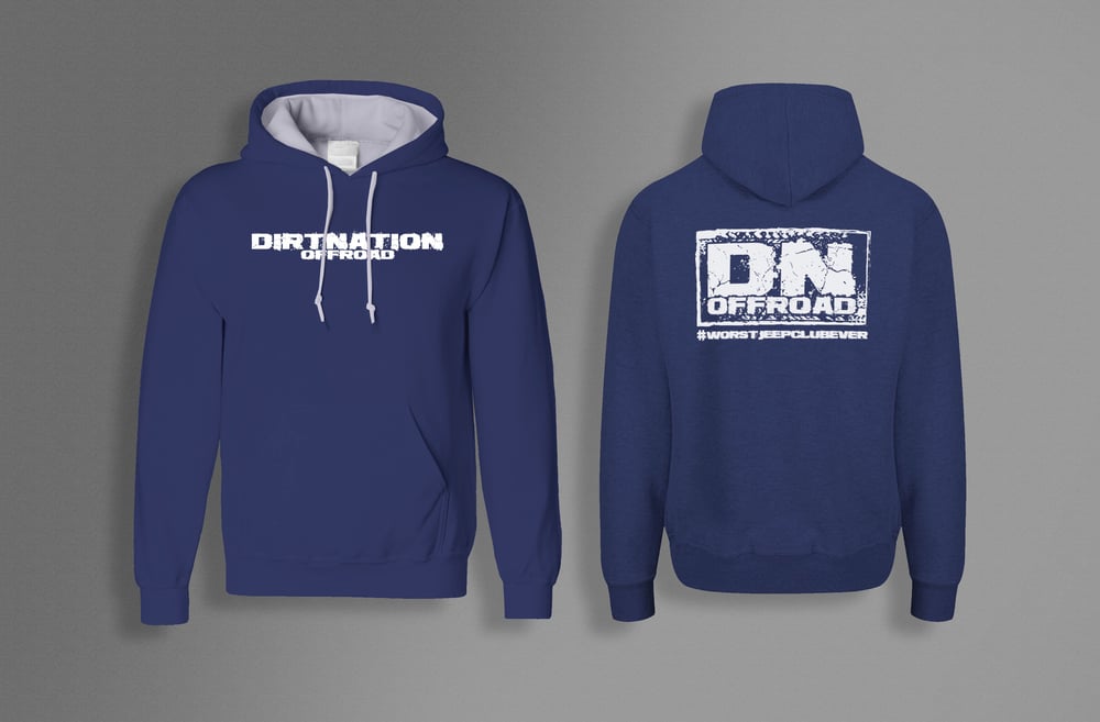 Dirtnation Hoodie 2024 Logo Blue