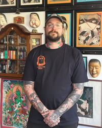 Image 2 of Hannya Shirt - Navy PREORDER