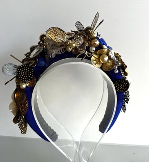 Image of Cobalt blue D&G inspired headband 