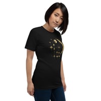 Image 12 of Gold Planetary Celestial Inspired Unisex t-shirt