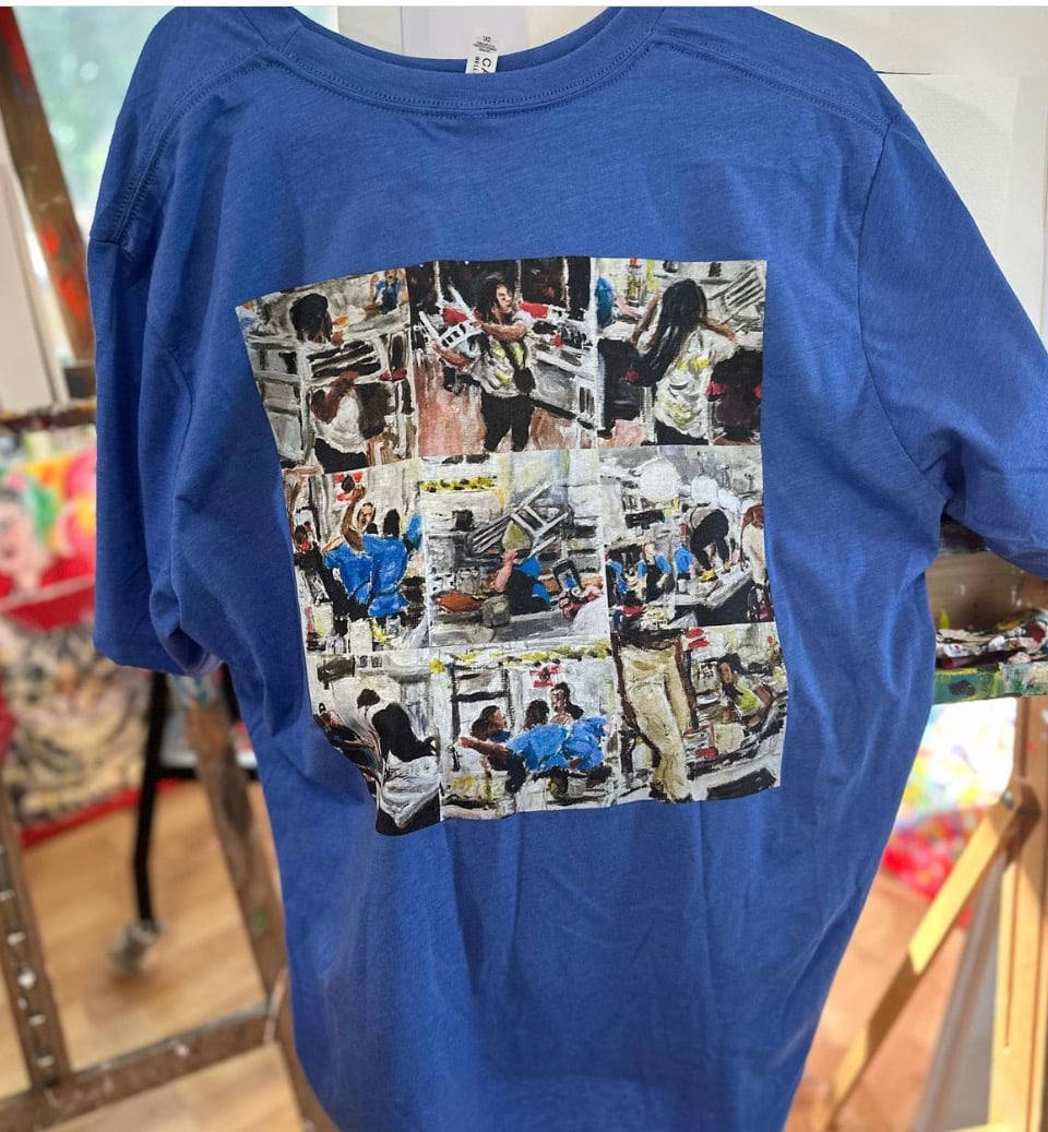 T-shirt (one sided print ) with julialicht.art | Julialicht.art