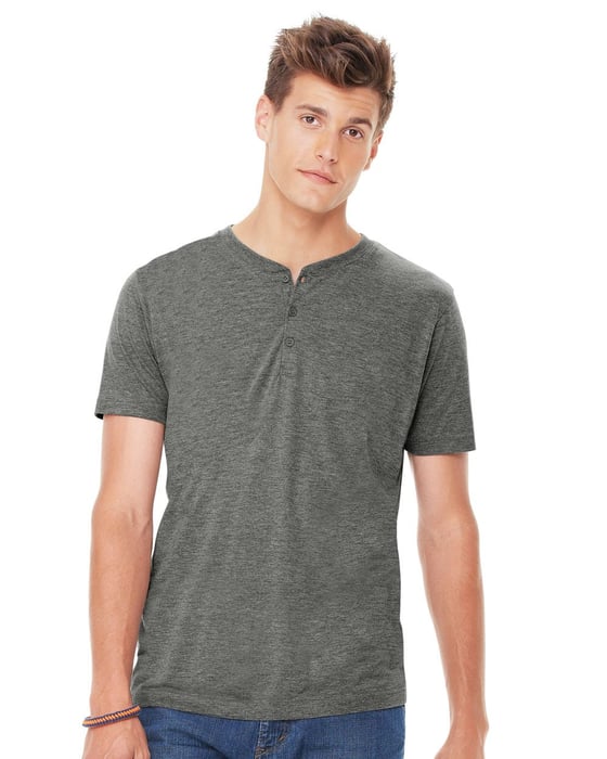 Image of Canvas - Short Sleeve Henley - 3125
