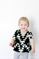 Image 3 of girl's PIPPA peplum knit top 3M to 10