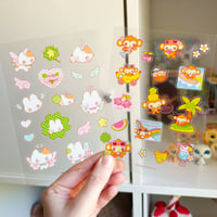 Image 1 of clear sticker sheets 