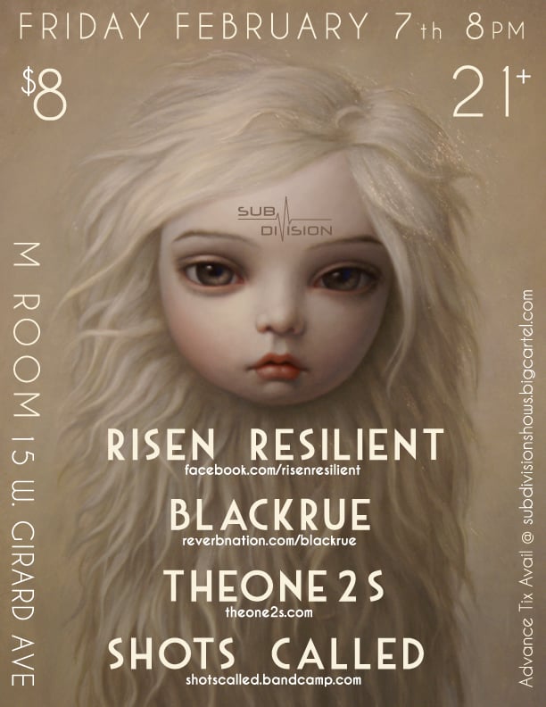Image of February 7th Risen Resilient | Blackrue | Shots Called | The one2ones