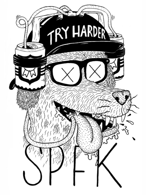 Image of Spfk-Try Harder Dogg
