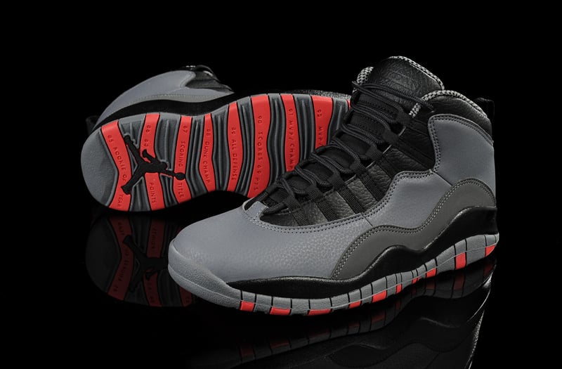 Image of Jordan 10 Retro Cool Gray/ Infrared