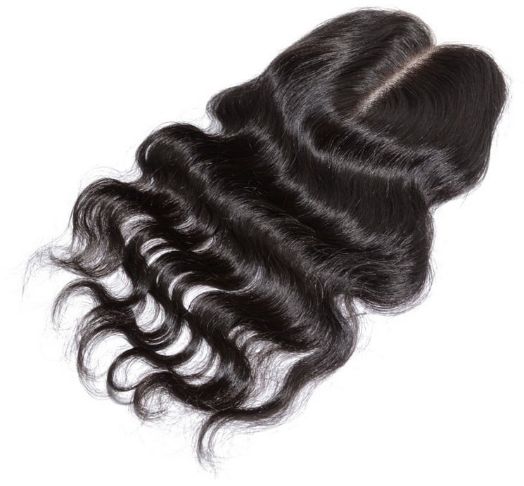 Image of Virgin Brazilian Straight and Body-wave Lace Closure (Swiss lace)