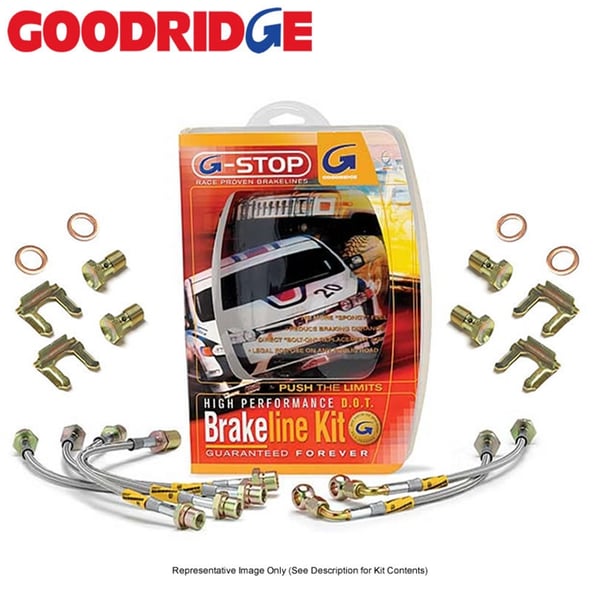 Image of GoodRidge G-Stop Stainless Steel Brake Lines Front/Rear