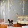 Birch Forest Tree set of 3