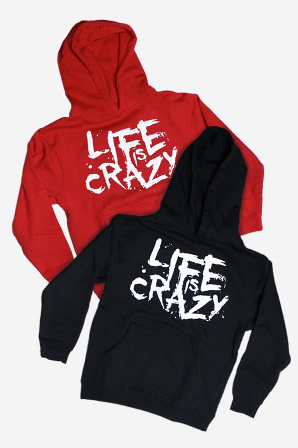 Image of Life is Crazy Kids Hoodie