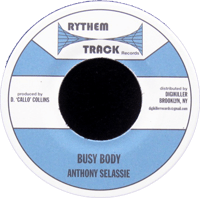 Anthony Selassie - Busy Body 7" (Rythem Track)