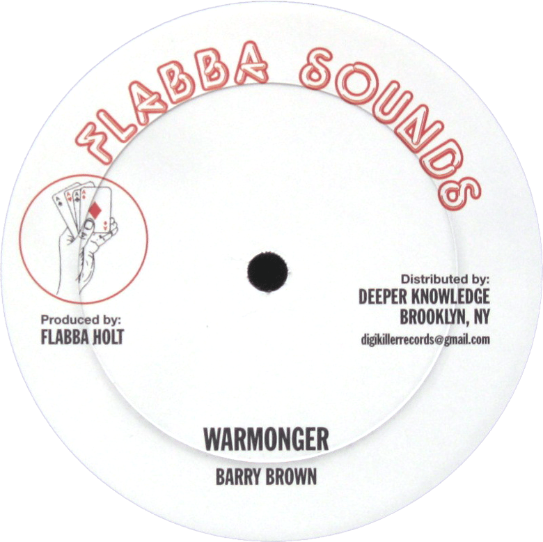 Image of Barry Brown / Roots Radics Band - War Monger / Radical Style 12" (Flabba)