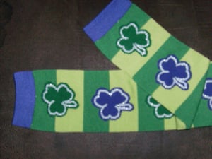 Image of St. Patricks Day leg warmers