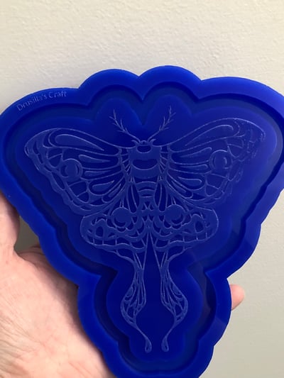 Image of Moth Trinket Tray Silicone Mold